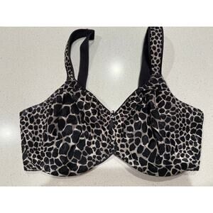 Wacoal Awareness Bra in Black Animal‎ Print 34 DD